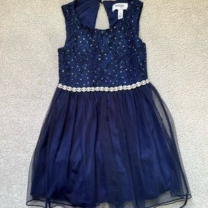Navy Speechless Kids dress